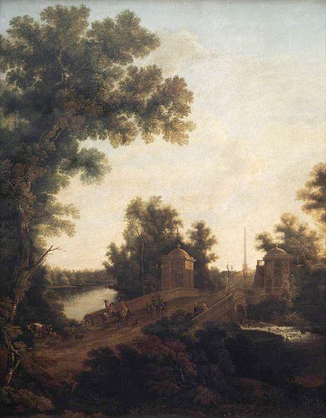 Semyon Shchedrin The Stone Bridge in Gatchina near Constable Square oil painting image